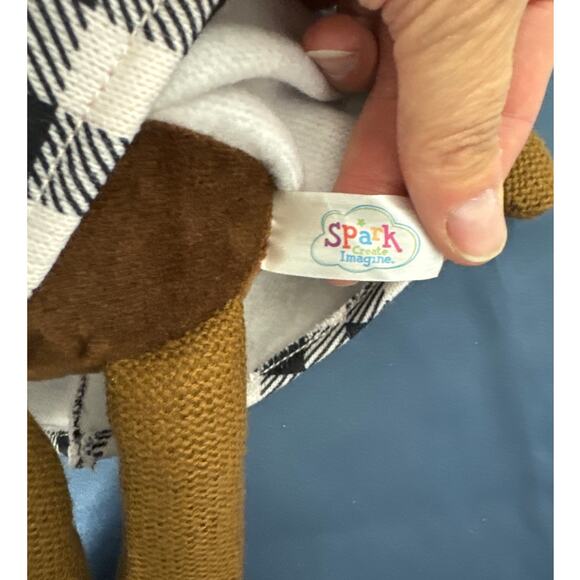 Spark My First Christmas Deer in Skirt Plush Animal NWT - Picture 7 of 8